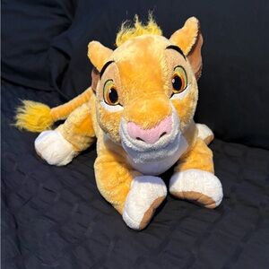 Disney Plush Lion - Golden and White